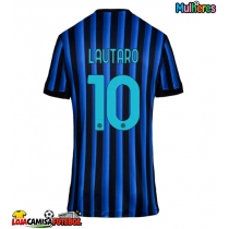 Camisa de Futebol Inter Milan Lautaro Martinez #10 Equipamento Principal Mulheres 2025-26 Manga Curta